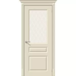 Межкомнатная дверь Скинни-15 Эмаль Cream/White Сrystal купить