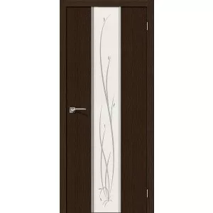 Межкомнатная дверь Глейс-2 Twig 3D Wenge / Twig купить