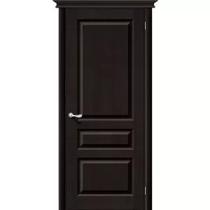 Межкомнатная дверь М5 темный лак/массив купить