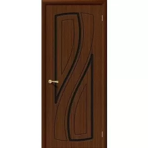 Межкомнатная дверь Лагуна Ф-17 Шоколад купить