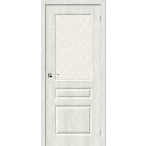 Межкомнатная дверь Скинни-15 Casablanca / White Сrystal купить