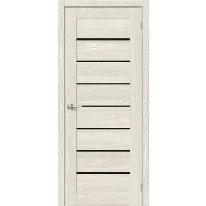 Межкомнатная дверь Браво-22BS Ash White / Black Star купить