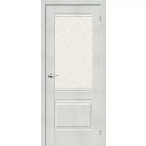 Межкомнатная дверь Прима-2 WC Эко Шпон Bianco Veralinga купить