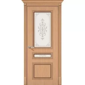 Межкомнатная дверь Стиль Сатинато Ф-01 (Дуб) / Худ. купить