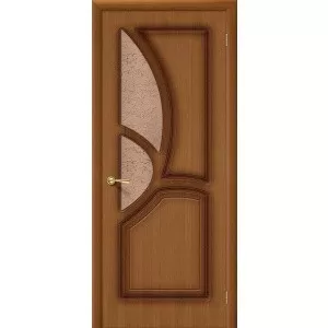 Межкомнатная дверь Греция Стекло Ф-11 (Орех) / Риф. купить