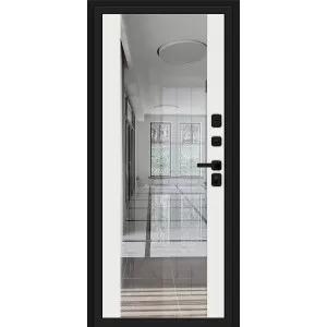 Входная дверь Лайнер-3 Total Black/Off-white внутри купить