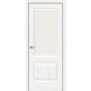 Межкомнатная дверь Прима-2 WC Эко Шпон White Dreamline купить
