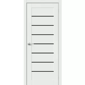 Межкомнатная дверь Браво-22BS Эмалит White Matt купить