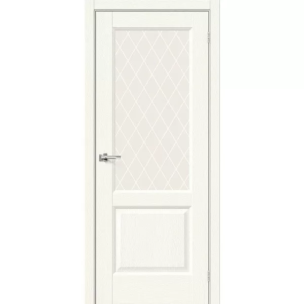Межкомнатная дверь Неоклассик-32 WC Эко Шпон White Wood купить